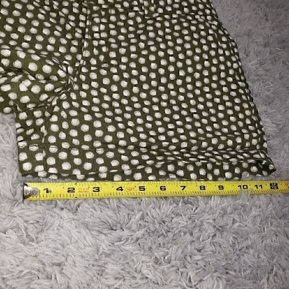 OLD NAVY Olive Green & White Seashell Shorts - Picture 9 of 11